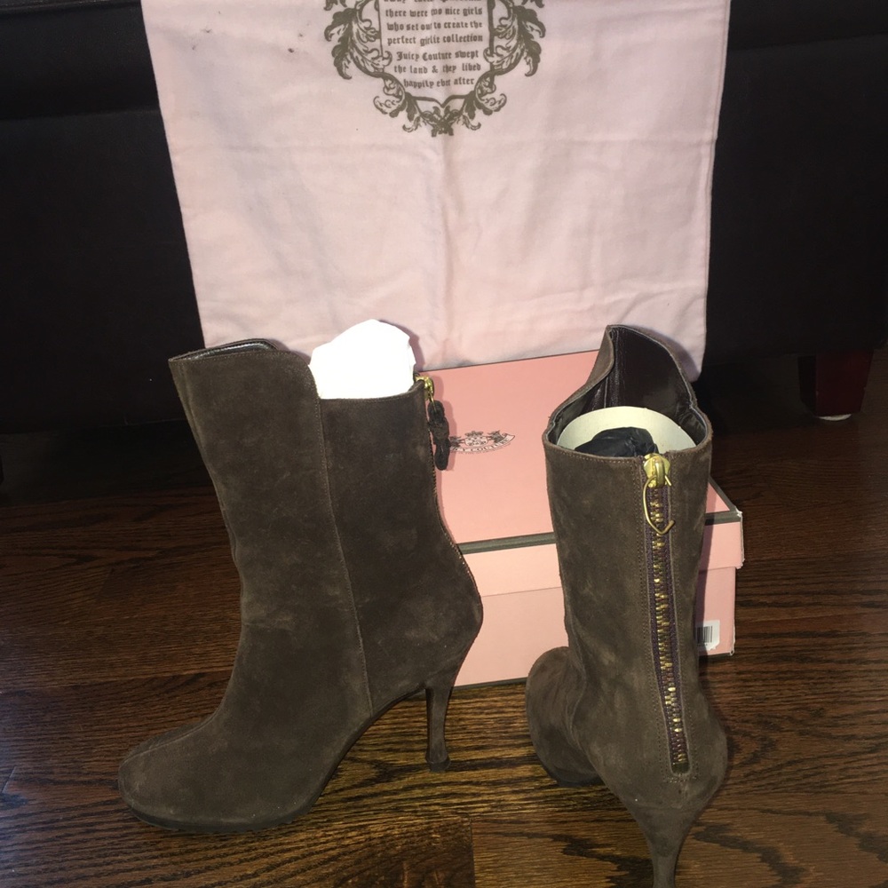 Juicy Couture brown ankle boots